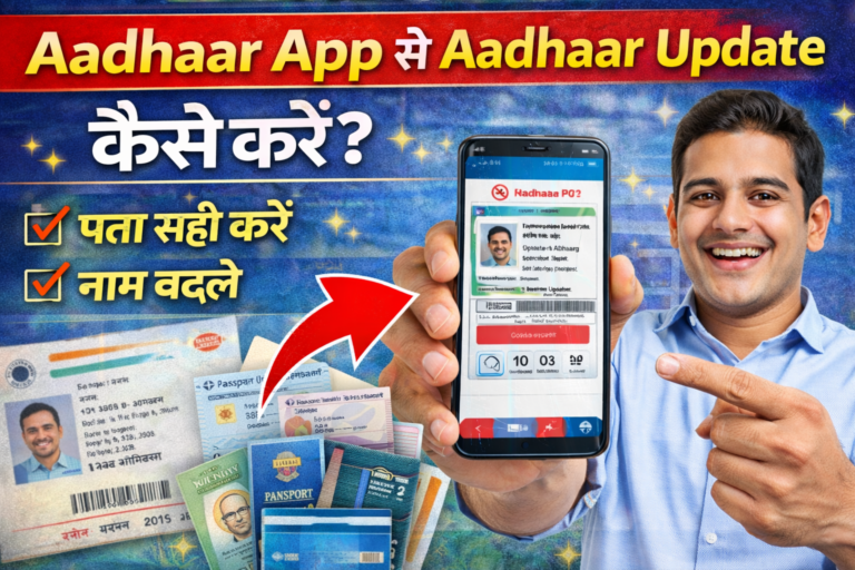 Aadhaar App से Aadhaar Update कैसे करे ?